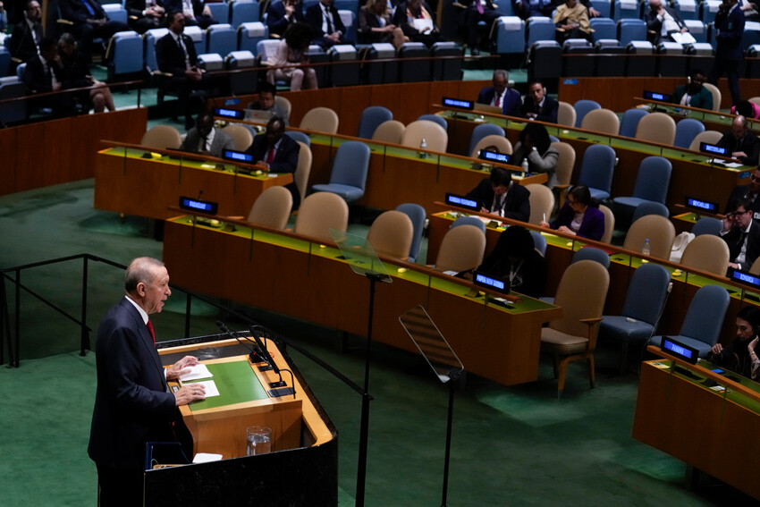 Erdoğan BM Genel Kurulu'nda konuştu: Dünyaya KKTC ve Karabağ mesajı Erdoğan BM Genel Kurulu'nda konuştu: Dünyaya KKTC ve Karabağ mesajı