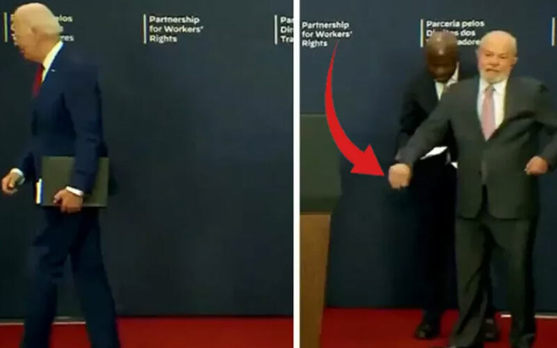 ABD Başkanı Joe Biden, Brezilya Devlet Başkanı'nın unuttu! Lula'yı sahnede bırakıp gitti