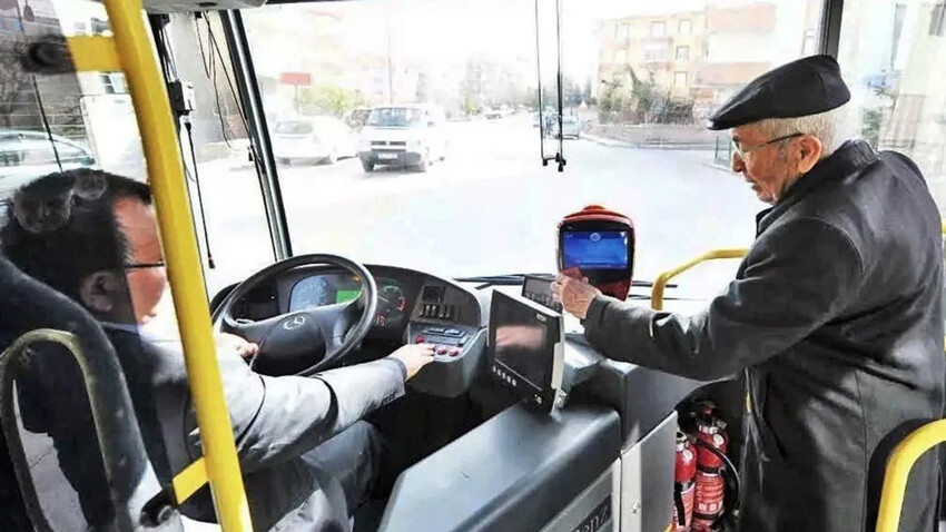 Otobüsçüler kanunları tanımıyor: 65 yaş kavgası 65 yaş kartı