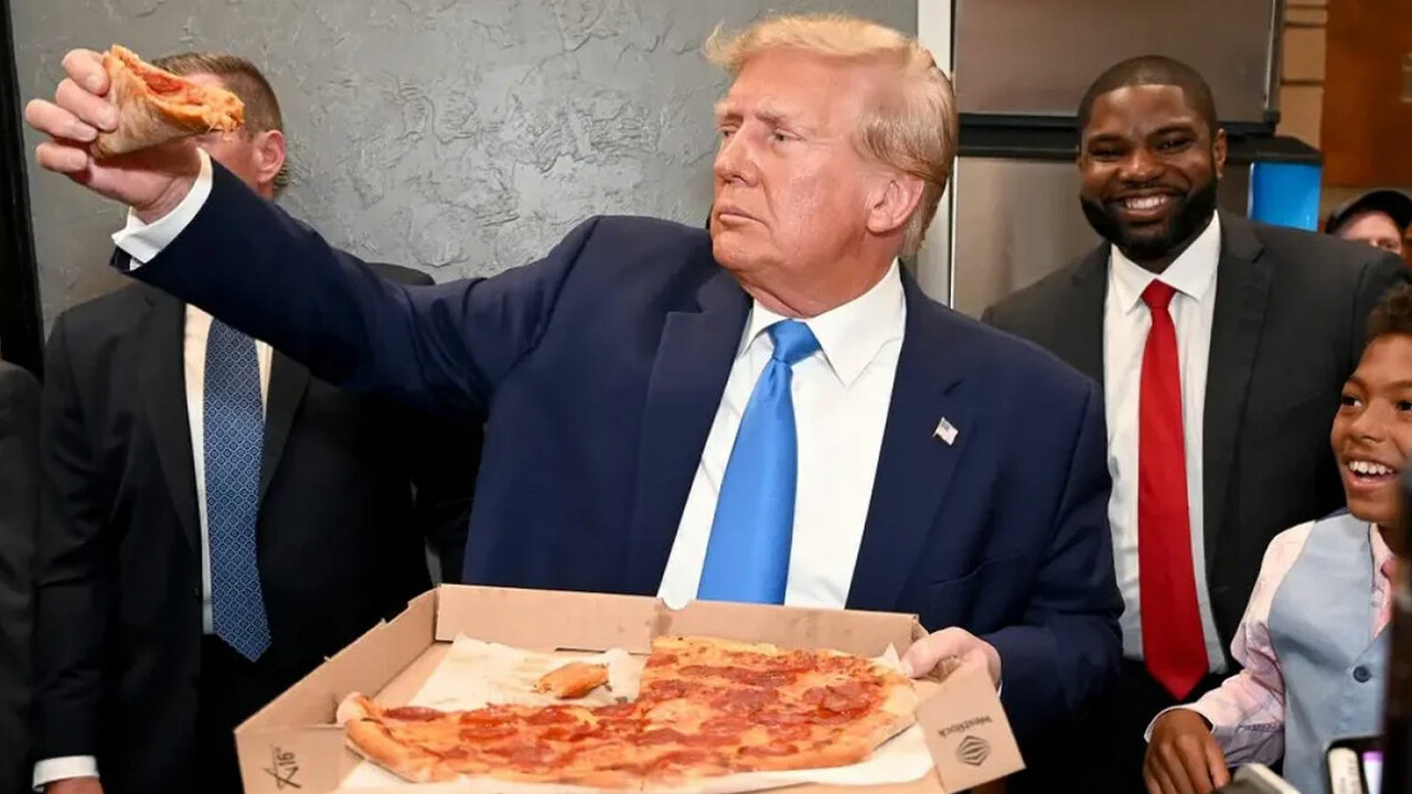 Trump&#039;tan şaşırtan hamle! Destekçilerine bedava pizza dağıttı