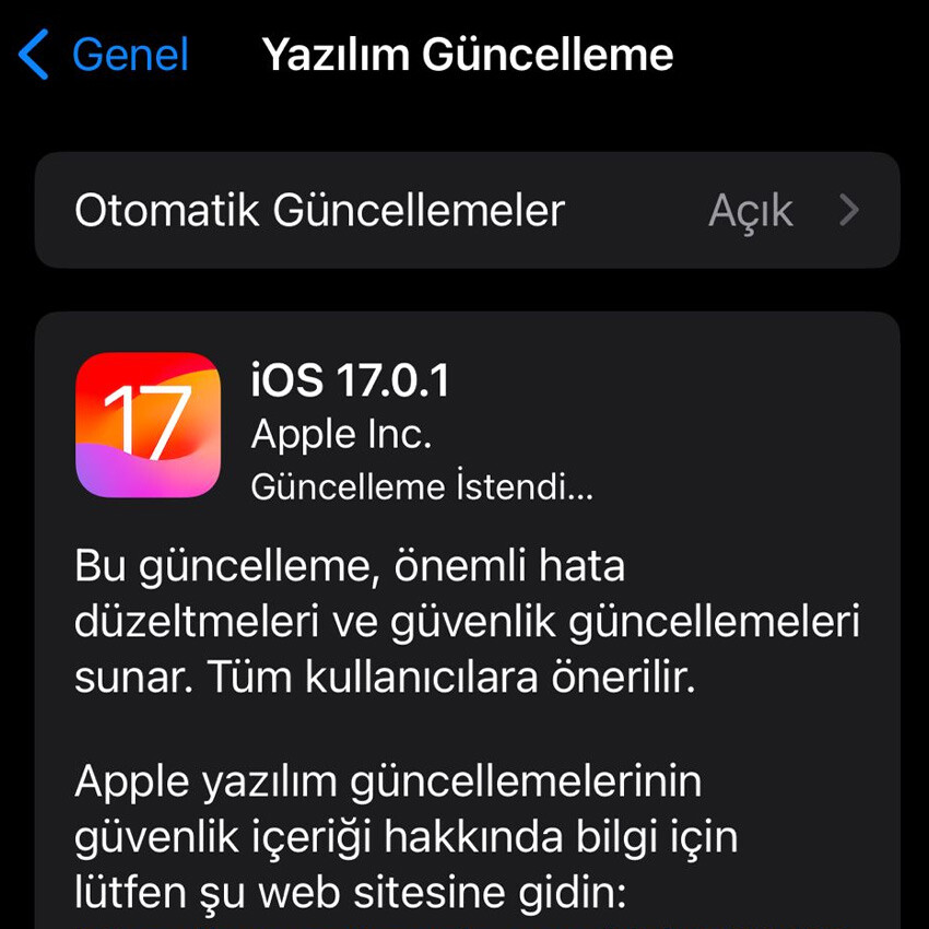 ios 17.0.1