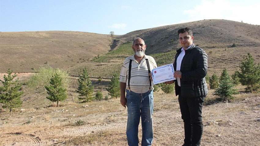 'Çocukluk hayalim' dediği ağaçlar için canını feda etti: Kardeşiyle diktiği fidanlar yanmasın diye alevlerin arasına girdi