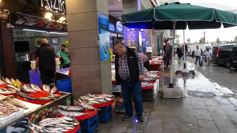 Tezgahta balık bereketi: Çeşit bol; hamsi, istavrit, mezgitte fiyatlar dibi gördü... balık tezgahı