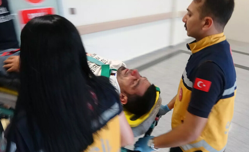 Adıyaman’da kule vinç devrildi: İşçiler yaralandı Adıyaman’da kule vinç devrildi: İşçiler yaralandı