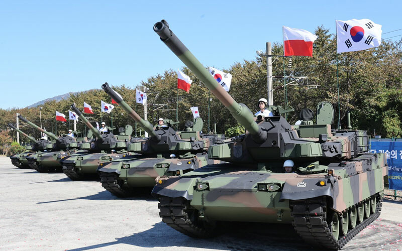 Polonya'nın savunmasına ABD desteği: Varşova'ya 2 milyar dolarlık savunma kredisi Polonya'nın Güney Kore'den tedarik ettiği K2 ana muharebe tankları