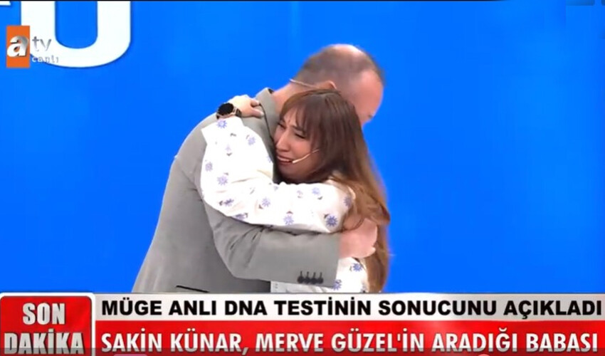 Sakin Künar Merve Güzel’in babası mı? Müge Anlı DNA testi sonucunu açıkladı Sakin Künar Merve Güzel’in babası mı? Müge Anlı DNA testi sonucunu açıkladı - 2. Resim