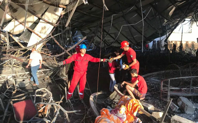 Irak'ta düğün salonundaki yangından kurtulanlar o anları anlattı: Cesetleri çıkaramadık