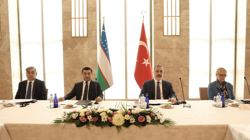 Dışişleri Bakanı Hakan Fidan, Özbekistan Dışişleri Bakanı ile görüştü Bahtiyar Saidov- Hakan Fidan- Özbekistan