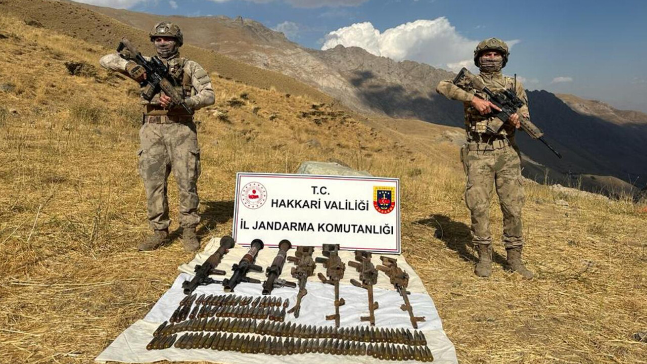 PKK’ya ait silah ve mühimmatlar ele geçirildi PKK’ya ait silah ve mühimmatlar ele geçirildi