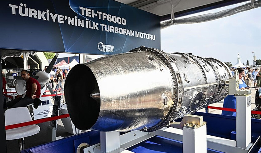 Türkiye için dönüm noktası! Şimdi TEKNOFEST'te sergileniyor TEI uçak motoru