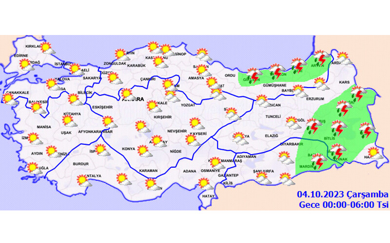 Sel, su baskını, dolu... Meteoroloji 17 kent için alarm verdi: Çok kuvvetli geliyor! (3 Ekim hava durumu)
