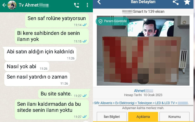 Facebook’ta dolaşırken 4 bin 650 lirası buhar oldu Facebook’ta dolaşırken 4 bin 650 lirası buhar oldu