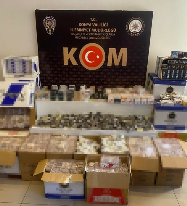 Emniyet kaçakçılara göz açtırmıyor! Gözaltılar var Konya-kaçakçı- operasyon