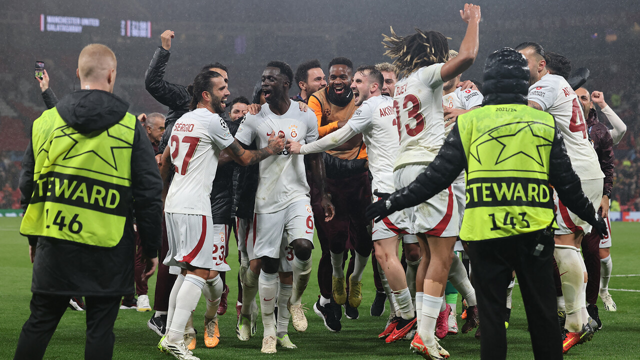 Old Trafford fatihi Galatasaray! Mekanın sahibi geldi