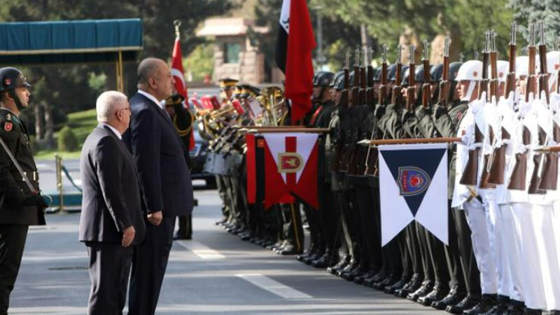 Milli Savunma Bakanı Yaşar Güler- Irak Savunma Bakanı Thabit Mohammed Al Abbas- tören