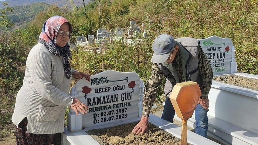 Ayının açtığı mezarı gören anne kendinden geçti: Gördükleri karşısında tüm köyü ayağa kaldırdı