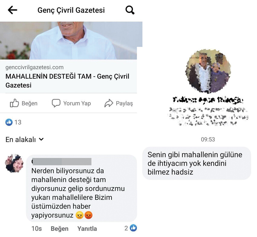 Muhtar adayı sosyal medyadaki yoruma sinirlendi, dehşet saçtı muhtar