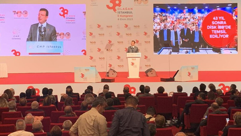 İmamoğlu, CHP kongresinde "değişim" dedi! Sözleri sloganla kesildi CHP- İmamoğlu-kongre