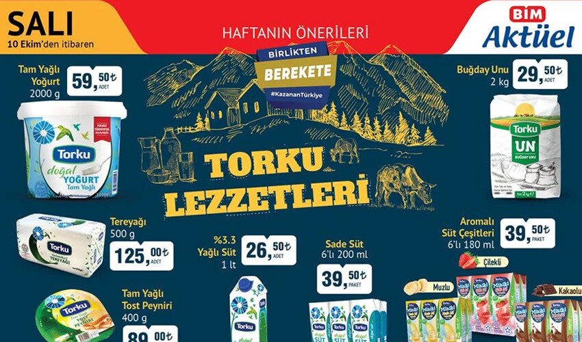BİM'den dev indirim kampanyası: Süt, yağ, peynir.. Raflarda ürün kalmayacak! BİM'den dev indirim kampanyası: Süt, yağ, peynir.. Raflarda ürün kalmayacak!