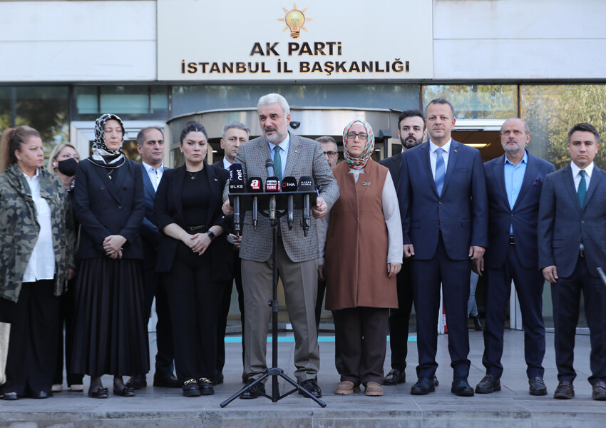 AK Parti İstanbul İl Başkanlığı’ndan İsrail'e tepki, uluslararası topluma çağrı AK Parti İstanbul İl Başkanlığı’ndan İsrail'e tepki, uluslararası topluma çağrı