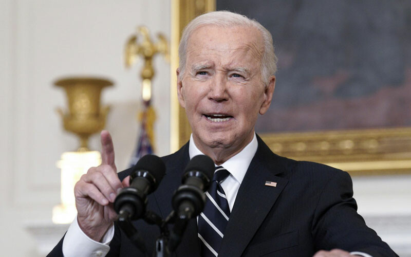 ABD Başkanı Joe Biden, Beyaz Saray'da basın mensuplarına hitaben konuşuyor