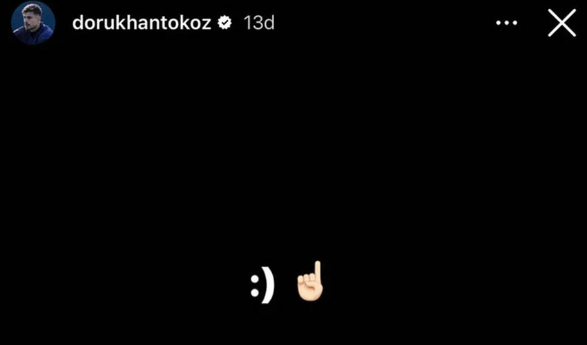 Dorukhan Toköz'den çok konuşulacak paylaşım! Nenad Bjelica'nın ayrılığı sonrası göndermede bulundu Dorukhan Toköz