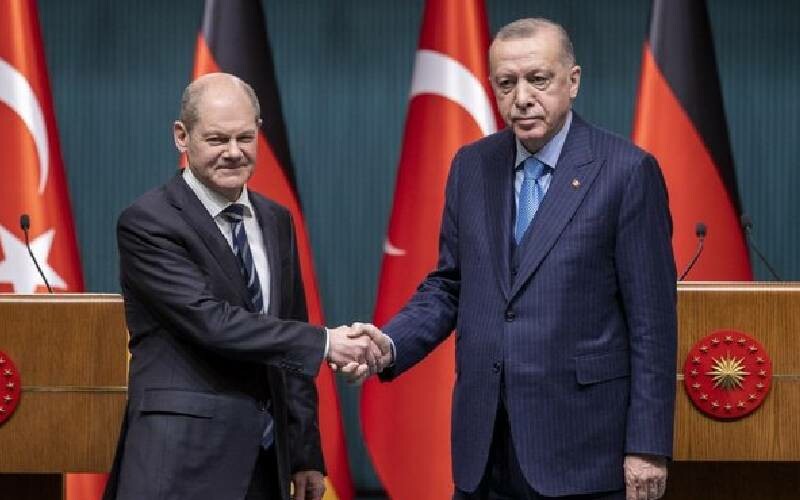 Filistin diplomasisi sürüyor! Cumhurbaşkanı Erdoğan, Scholz ile görüştü Filistin diplomasisi sürüyor! Cumhurbaşkanı Erdoğan, Scholz ile görüştü