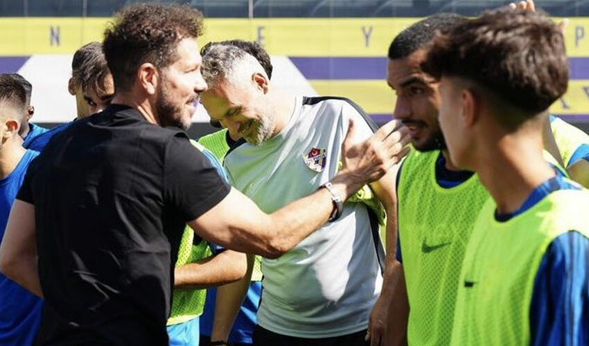 Diego Simeone, Eyüpspor'u izlemeye geldi! Arda Turan özel anları paylaştı