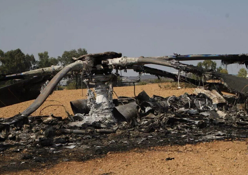 Hamas İsrail helikopterini roketatarla vurdu: İsrail basını görüntüleri paylaştı