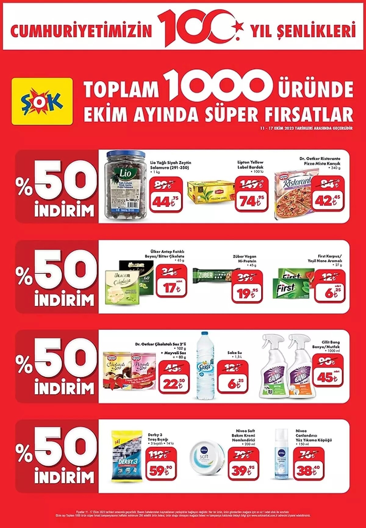 Şok marketten 'Yüzyılın' kampanyası: İndirimli ürün kataloğunu yayınladı