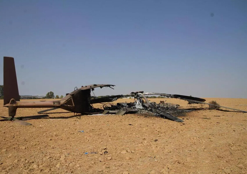 Hamas İsrail helikopterini roketatarla vurdu: İsrail basını görüntüleri paylaştı