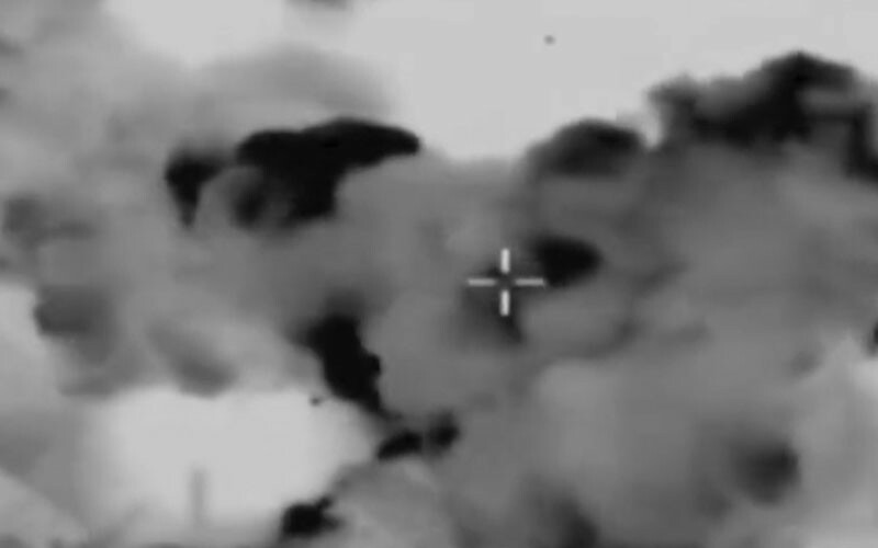 Qadhi'nin vurulduğu iddia edilen saldırıdan görüntü