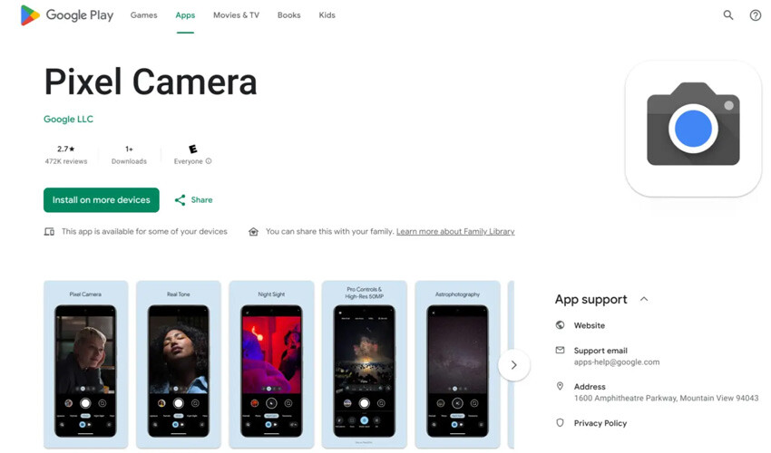 Google'dan 'kamera' güncellemesi: Android telefonu olan herkes kullanabilecek google pixel kamera uygulaması