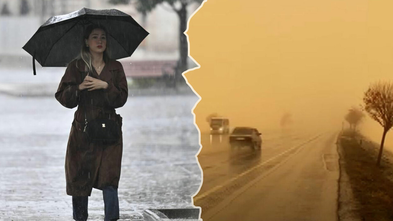 Meteoroloji'den il il kuvvetli yağış ve toz taşınımı uyarısı! Meteoroloji'den il il kuvvetli yağış ve toz taşınımı uyarısı!