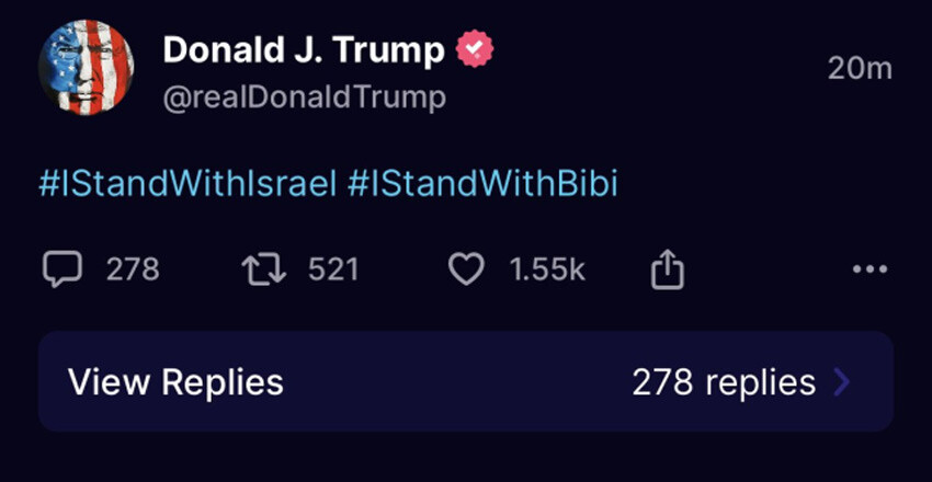 Trump, İsrail-Filistin gerilimindeki tarafını açıkladı Trump, İsrail-Filistin gerilimindeki tarafını açıkladı