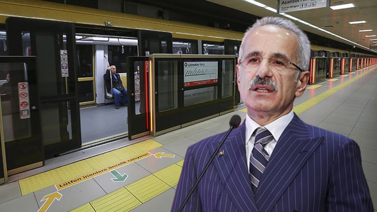 Bakan Uraloğlu müjdeyi tarih vererek duyurdu: İstanbul’a yeni metro Bakan Uraloğlu müjdeyi tarih vererek duyurdu: İstanbul’a yeni metro