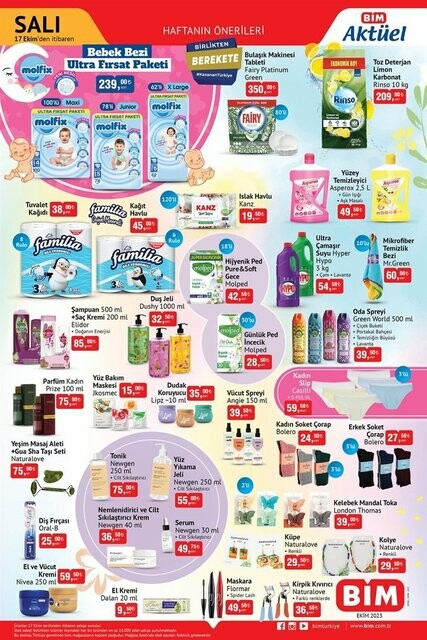 BİM indirimlere devam ediyor: 17-23 Ekim tarihleri arasında satışa sunulacak kampanyalı ürünler belli oldu