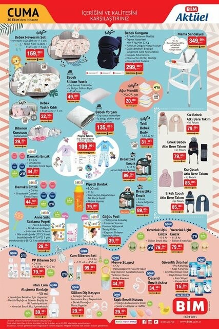 BİM indirimlere devam ediyor: 17-23 Ekim tarihleri arasında satışa sunulacak kampanyalı ürünler belli oldu