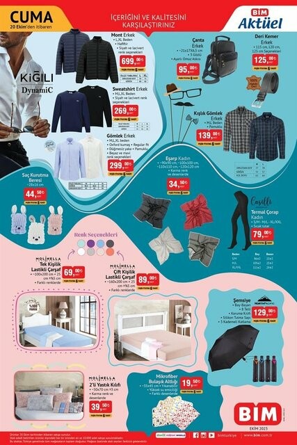 BİM indirimlere devam ediyor: 17-23 Ekim tarihleri arasında satışa sunulacak kampanyalı ürünler belli oldu