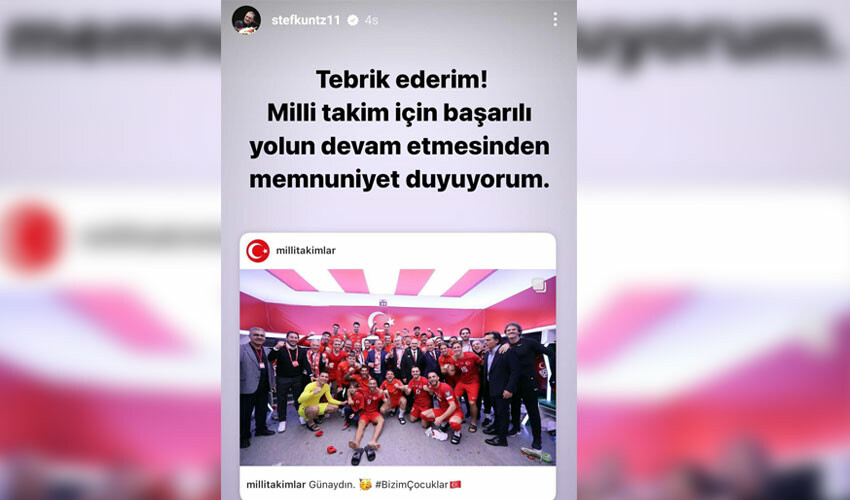 Stefan Kuntz'tan A Milli Takım paylaşımı! Mesajındaki sözler dikkat çekti Stefan Kuntz