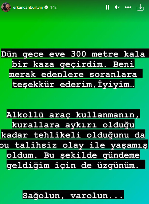 Erkan Can alkollü araç kullanırken kaza yapmıştı! İlk açıklama geldi Erkan Can alkollü araç kullanırken kaza yapmıştı! İlk açıklama geldi