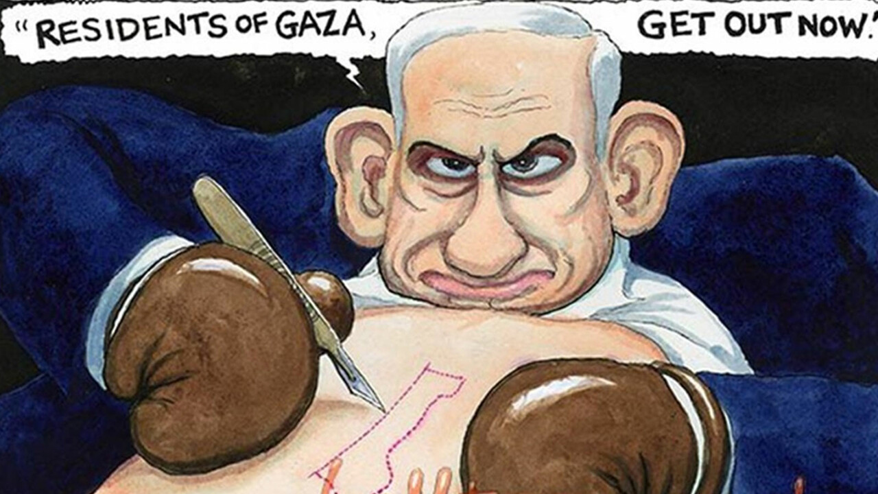 İngiltere&#039;de Netanyahu karikatürü, ünlü ismi 40 yıllık işinden etti