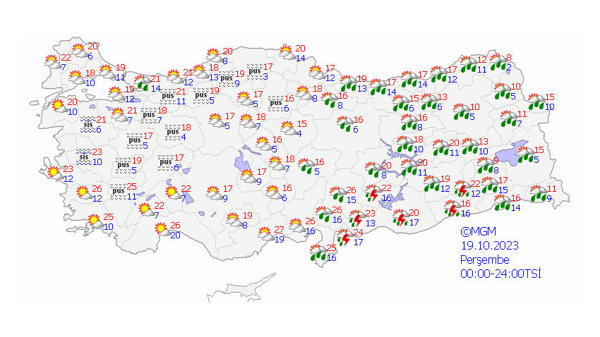 Meteoroloji'den 14 il için sarı kodlu uyarı: Gök gürültülü sağanak geliyor, sel ve baskınlara dikkat