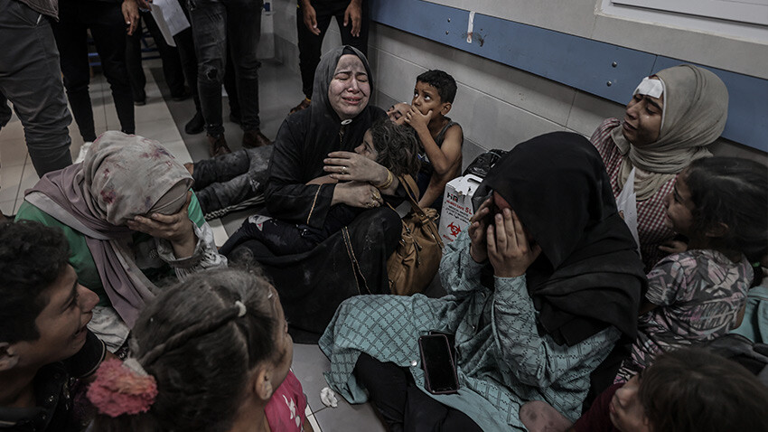 İsrail, Gazze'yi 12 gündür bombalıyor! Hayatını kaybedenlerin sayısı 3 bin 478'e yükseldi Gazze- hastane- saldırı