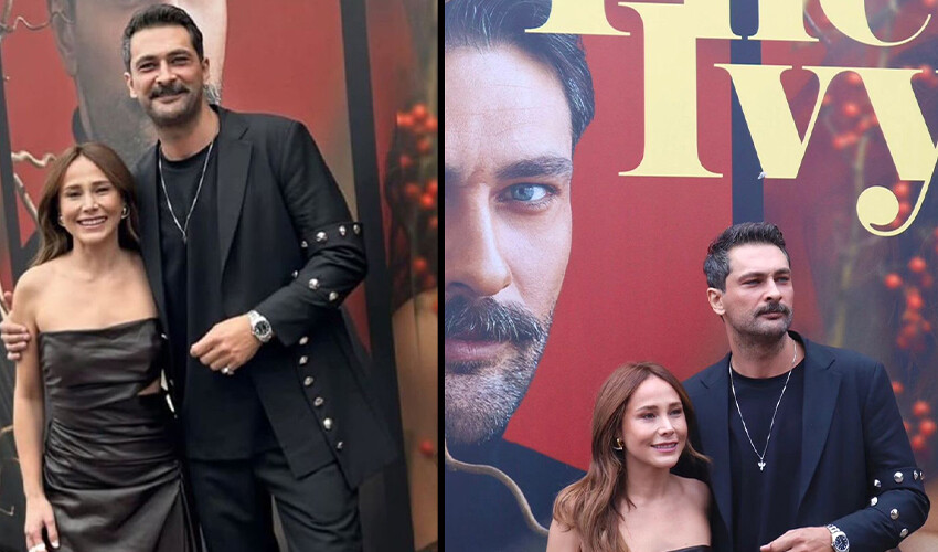 Cannes’a giden Burçin Terzioğlu ile Onur Tuna’nın boy farkı esprili yorumlara neden oldu Burçin Terzioğlu - Onur Tuna