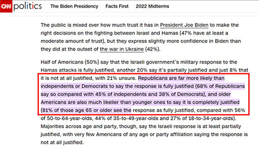 ABD ikiye bölündü: Gençler Filistin’i, yaşlılar İsrail’i destekliyor