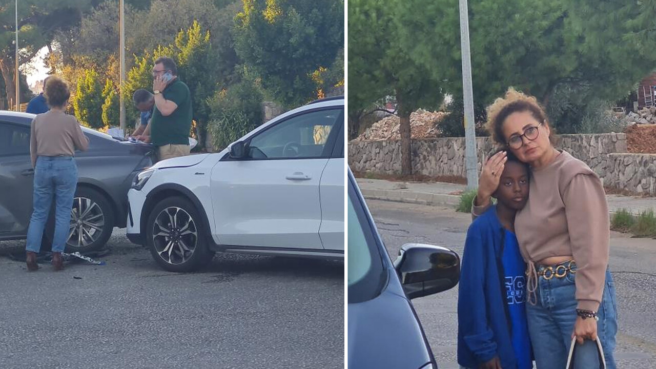 Oyuncu Esra Akkaya trafik kazasında oğluyla birlikte ölümden döndü