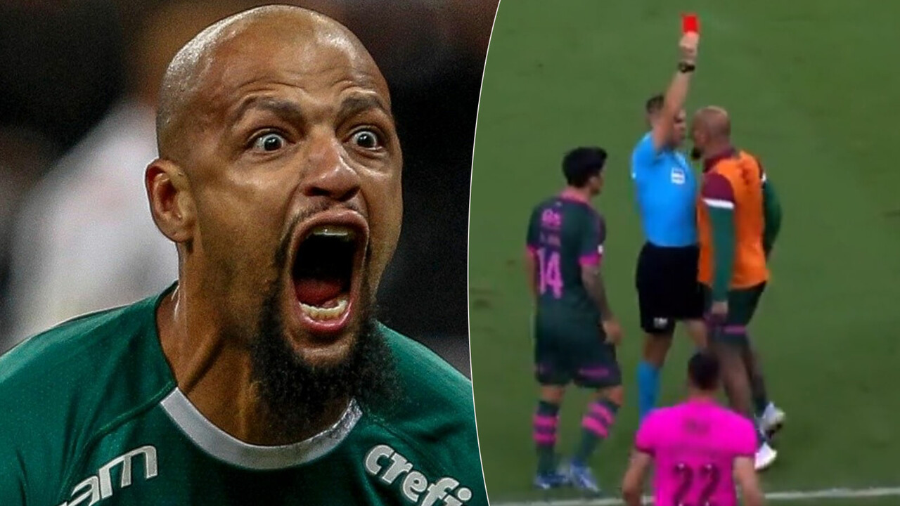 Felipe Melo sahaya daldı, kırmızı kart gördü! Brezilyalı yıldız kendinden geçti Felipe Melo