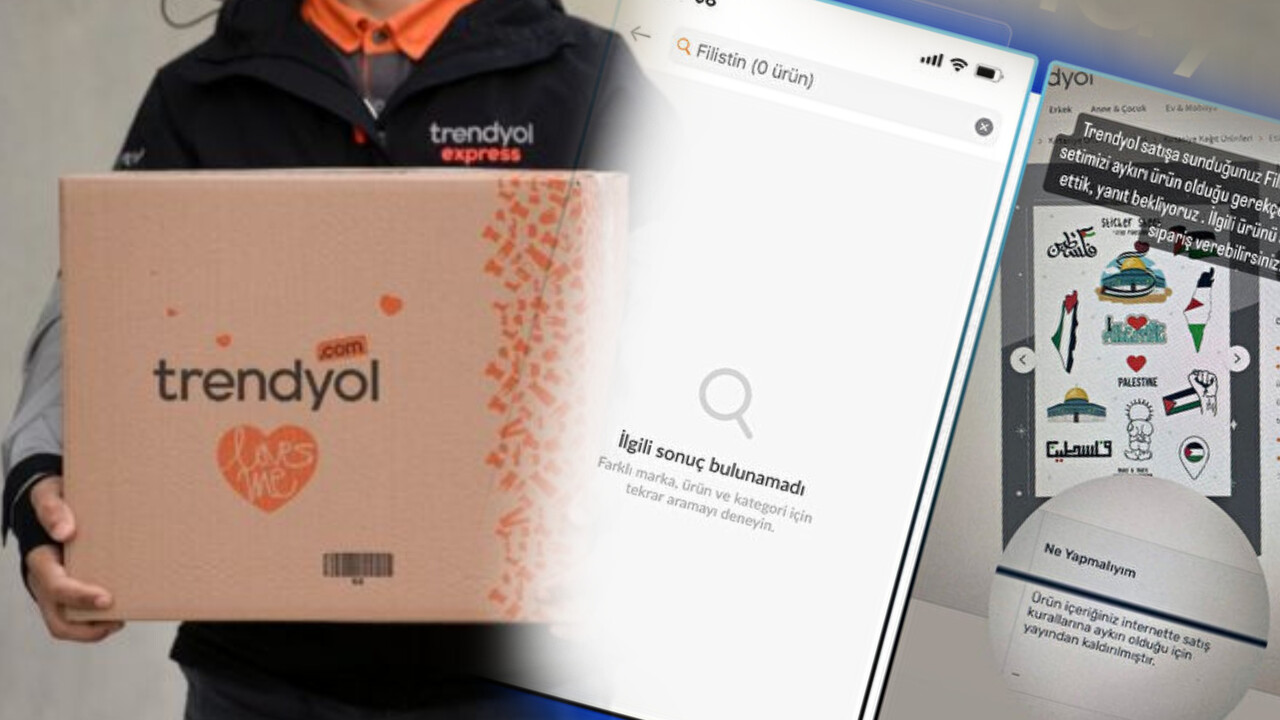 Gündem olmuştu! Trendyol'dan 'Filistin ürünlerine ambargo uygulanıyor' iddiasına ilişkin açıklama geldi Gündem olmuştu! Trendyol'dan 'Filistin ürünlerine ambargo uygulanıyor' iddiasına ilişkin açıklama geldi