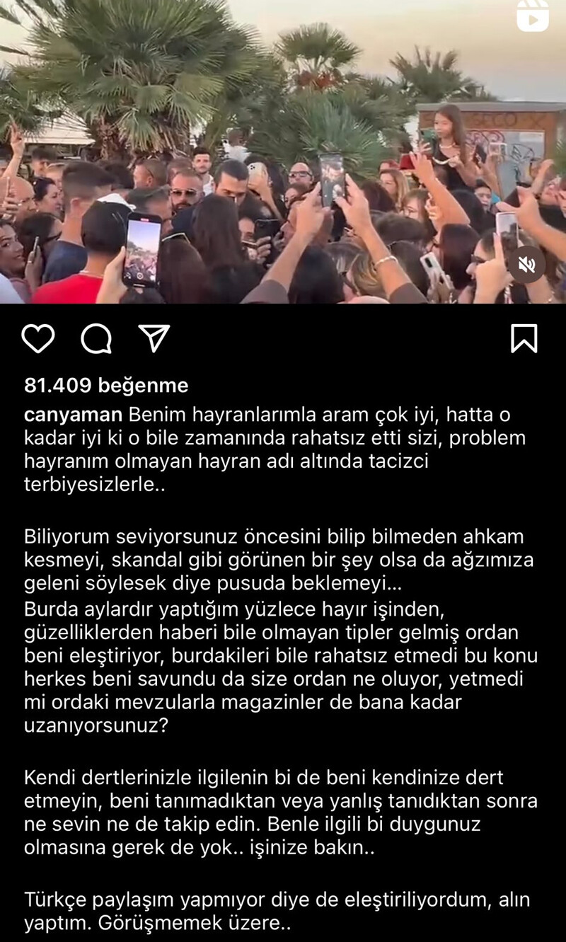 Hayranının telefonunu fırlatan Can Yaman ilk kez konuştu Hayranının telefonunu fırlatan Can Yaman ilk kez konuştu